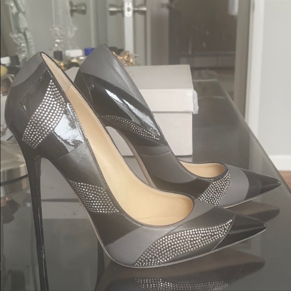NEW Jimmy Choo Shoes stiletto heels 38 black @jimmychoo #jimmychoo - Picture 6 of 12